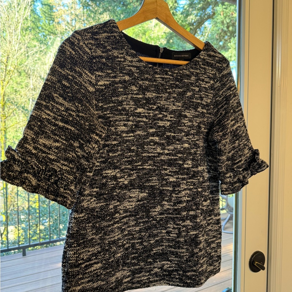 Classy and Classic Banana Republic Bouclé Top